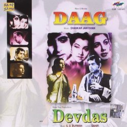 Daag / Devdas Soundtrack (Various Artists, Sachin Dev Burman, Shankar Jaikishan, Hasrat Jaipuri, Sahir Ludhianvi, Shailey Shailendra) - CD cover
