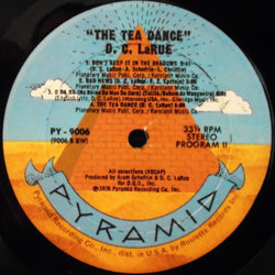 The Tea Dance Bande Originale (Various Artists, D.C. LaRue) - cd-inlay