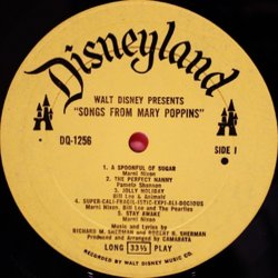 Mary Poppins Soundtrack (Various Artists, Irwin Kostal) - cd-cartula