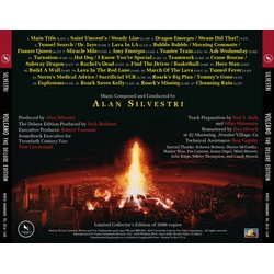 Volcano Soundtrack (Alan Silvestri) - CD Achterzijde