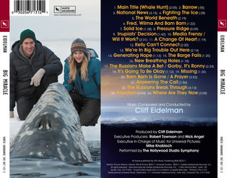 Big Miracle Soundtrack (Cliff Eidelman) - CD Back cover