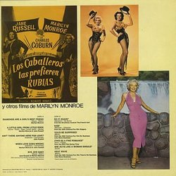 Los Caballeros Las Prefieren Rubias Soundtrack (Leigh Harline, Lionel Newman, Hal Schaefer, Herbert W. Spencer) - CD Trasero