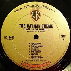 The Batman Theme Soundtrack (Neal Hefti, The Marketts) - cd-inlay