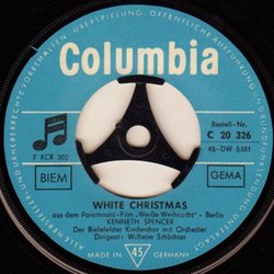 Weie Weihnacht Soundtrack (Gus Levene, Joseph J. Lilley, Kenneth Spencer,  Van Cleave) - cd-inlay