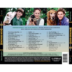 Homeward Bound II: Lost in San Francisco Soundtrack (Bruce Broughton) - CD Back cover