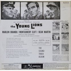 The Young Lions Soundtrack (Hugo Friedhofer) - CD Back cover