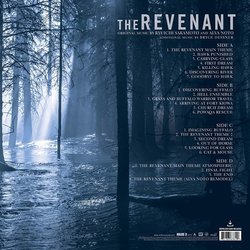 The Revenant Soundtrack (Carsten Nicolai, Ryuichi Sakamoto) - CD Back cover
