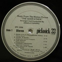 The Godfather Bande Originale (Angelo Di Pippo, Nino Rota) - cd-inlay