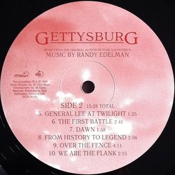 Gettysburg Soundtrack (Randy Edelman) - cd-inlay