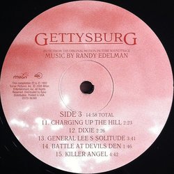Gettysburg Soundtrack (Randy Edelman) - cd-inlay