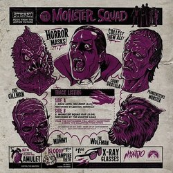 The Monster Squad Soundtrack (Bruce Broughton, The Monster Squad, Michael Sembello) - CD Back cover