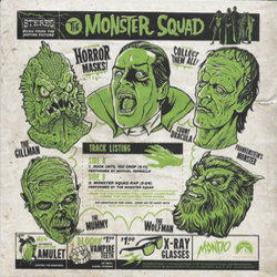 The Monster Squad Soundtrack (Bruce Broughton, The Monster Squad, Michael Sembello) - CD Back cover