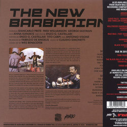 The New Barbarians Soundtrack (Claudio Simonetti) - CD Trasero