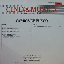 Carros de Fuego Soundtrack ( Vangelis) - CD Achterzijde