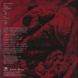 Hannibal Season 1 Volume 1 Soundtrack (Brian Reitzell) - CD Back cover