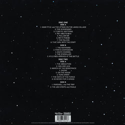 Star Wars: The Force Awakens Soundtrack (John Williams) - CD Back cover