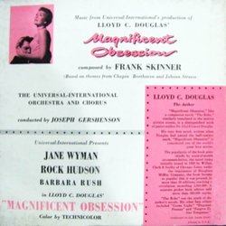 Magnificent Obsession Soundtrack (Frank Skinner) - CD Trasero