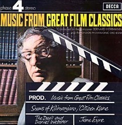 Music From Great Film Classics Soundtrack (Bernard Herrmann) - CD cover
