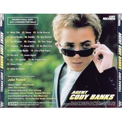 Agent Cody Banks Soundtrack (John Powell) - CD Back cover