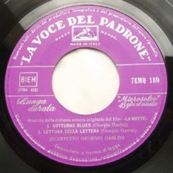 La Notte Bande Originale (Giorgio Gaslini) - cd-inlay