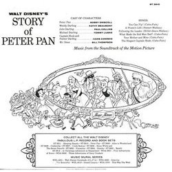 Walt Disney's Story And Songs From Peter Pan Soundtrack (Oliver Wallace) - CD Back cover