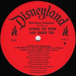 Winnie the Pooh and Tigger Too Bande Originale (Buddy Baker, Richard M. Sherman, Robert M. Sherman) - cd-inlay