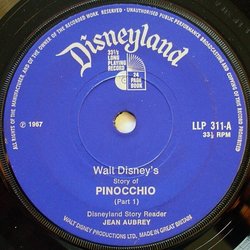 Pinocchio Soundtrack (Leigh Harline, Paul J. Smith) - cd-inlay