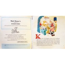 Pinocchio Bande Originale (Leigh Harline, Paul J. Smith) - cd-inlay