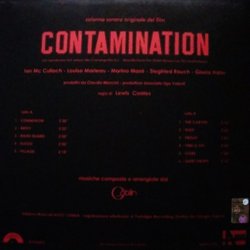 Contamination Soundtrack ( Goblin, Agostino Marangolo, Antonio Marangolo, Fabio Pignatelli) - CD Back cover