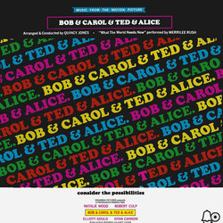 Bob & Carol & Ted & Alice Soundtrack (Various Artists, Quincy Jones) - CD cover