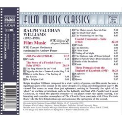 Film Music Classics: Vaughan Williams Soundtrack (Ralph Vaughan Williams) - CD Back cover