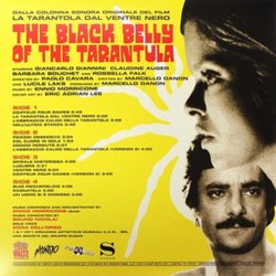 The Black Belly Of The Tarantula Soundtrack (Ennio Morricone) - CD Back cover