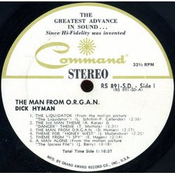 The Man From O.R.G.A.N. Bande Originale (Various Artists, Dick Hyman) - cd-inlay