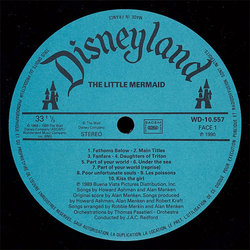 Little Mermaid Soundtrack (Howard Ashman, Alan Menken) - cd-inlay