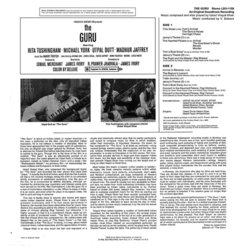 The Guru Soundtrack (Ustad Vilayat Khan) - CD Back cover