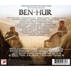 Ben-Hur Soundtrack (Marco Beltrami) - CD Back cover
