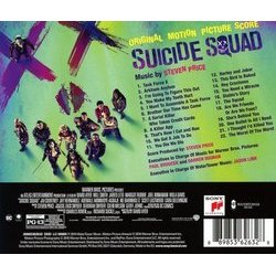 Suicide Squad Soundtrack (Steven Price) - CD Back cover