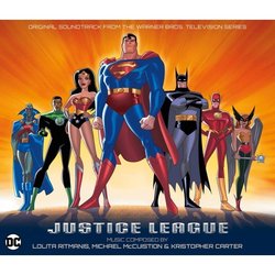 Justice League Soundtrack (Kristopher Carter, Michael McCuistion, Lolita Ritmanis) - CD cover