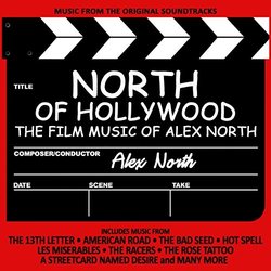 North of Hollywood: The Film Music of Alex North Soundtrack (Alex North) - Cartula