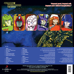 The Transformers: The Movie Soundtrack (Vince DiCola) - CD Back cover