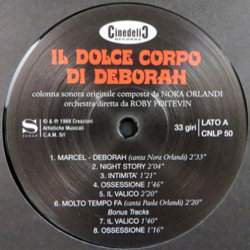 Il Dolce Corpo di Deborah Soundtrack (Nora Orlandi) - cd-cartula