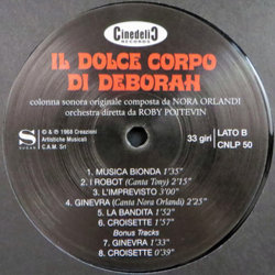 Il Dolce Corpo di Deborah Soundtrack (Nora Orlandi) - cd-cartula