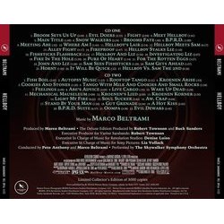 Hellboy Soundtrack (Marco Beltrami) - CD Back cover