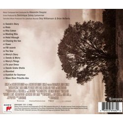 American Pastoral Soundtrack (Alexandre Desplat) - CD Back cover