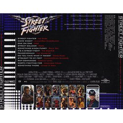 Street Fighter Soundtrack (Various Artists
) - CD Back cover