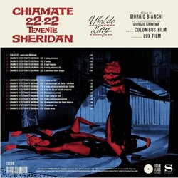 Chiamate 22-22 Tenente Sheridan Soundtrack (Armando Trovajoli) - CD Achterzijde
