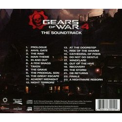 Gears of War 4 Soundtrack (Ramin Djawadi) - CD Back cover
