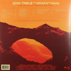 Star Trek II: The Wrath of Khan Soundtrack (James Horner) - CD Back cover