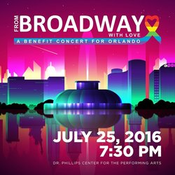 From Broadway With Love-Benefit Concert for Orlando Soundtrack (Various Artists) - CD cover