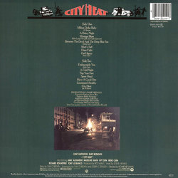 City Heat Soundtrack (Lennie Niehaus) - CD Achterzijde